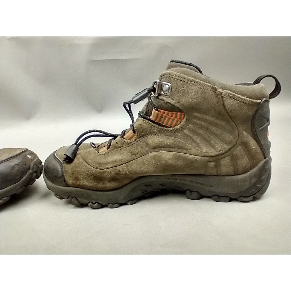Merrell Chameleon Thermo Mid Waterproof Hiking Boot Kids 3.5 Leather Continuum‎